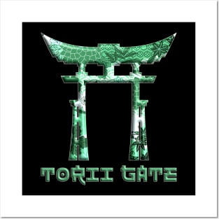 Japanese Torii Gate Rising Sun Japanese Gate 43 Posters and Art